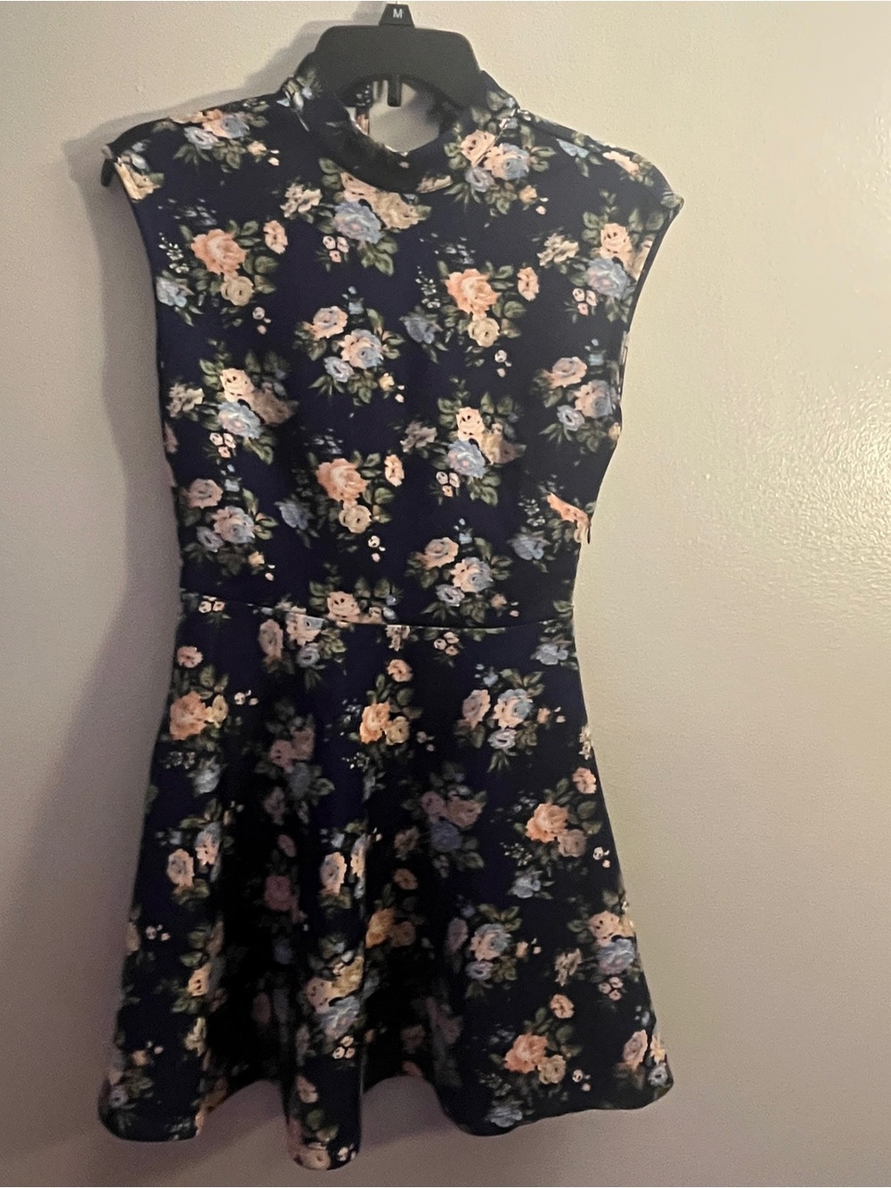 Forever 21 Navy Floral Dress